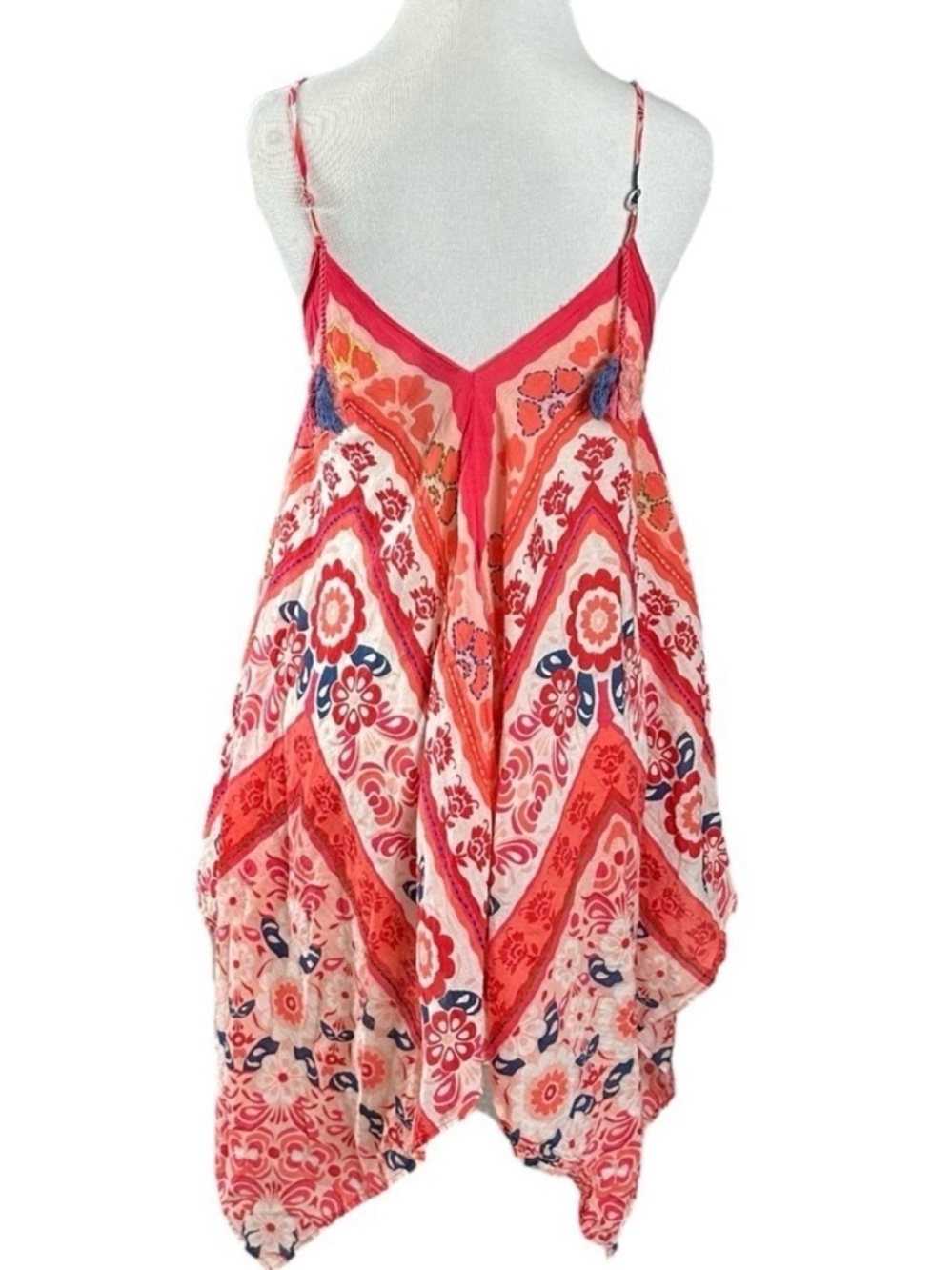 Aratta Silent Journey Fairy Tunic Top One Size Embroidered Asymmetrical Bohemian